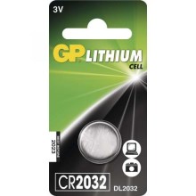 1 pz Pila de botón de litio CR2032 GP 3V/220mAh