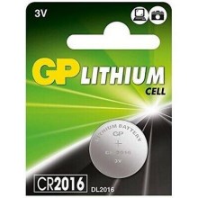 1 ud Pila de botón de litio CR2016 GP 3V/90mAh