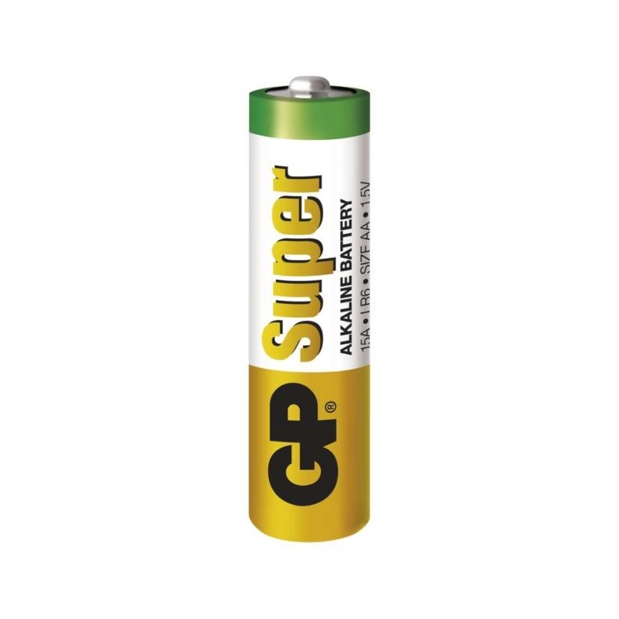 12 uds Pila alcalina AA GP SUPER 1,5V