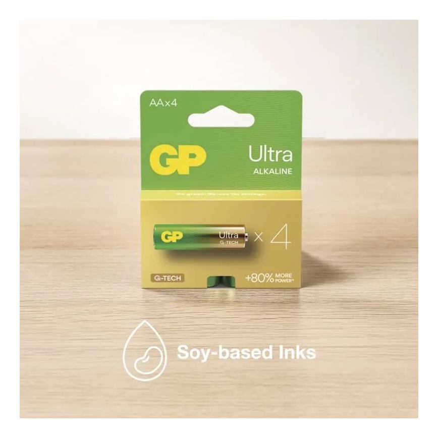 2 pz. Pila alcalina C GP ULTRA 1,5V