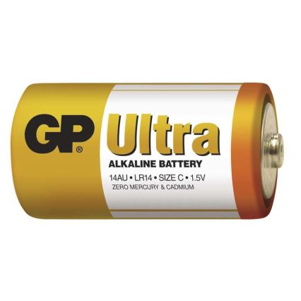 2 pz. Pila alcalina C GP ULTRA 1,5V