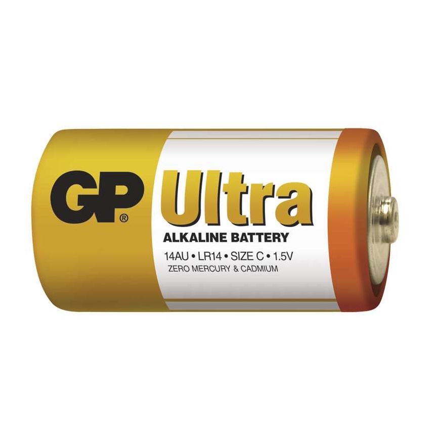 2 pz. Pila alcalina C GP ULTRA 1,5V
