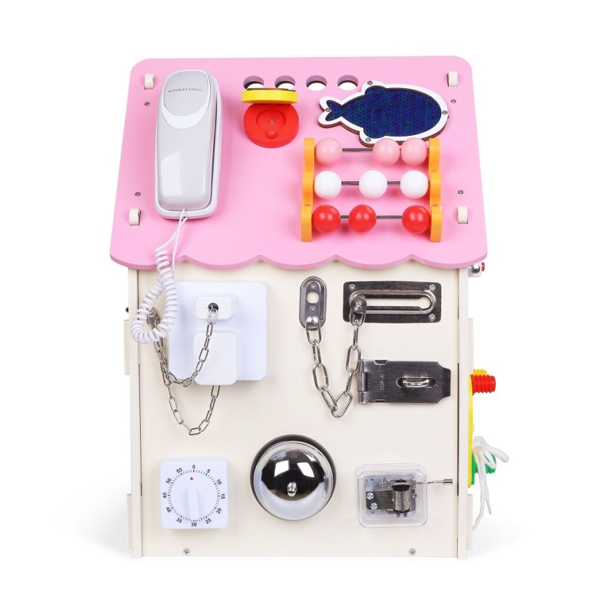 2Kids Toys - Casa de actividades rosa