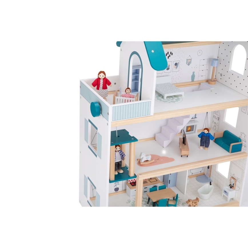 2Kids Toys -  Casa de muñecas de madera Barbora