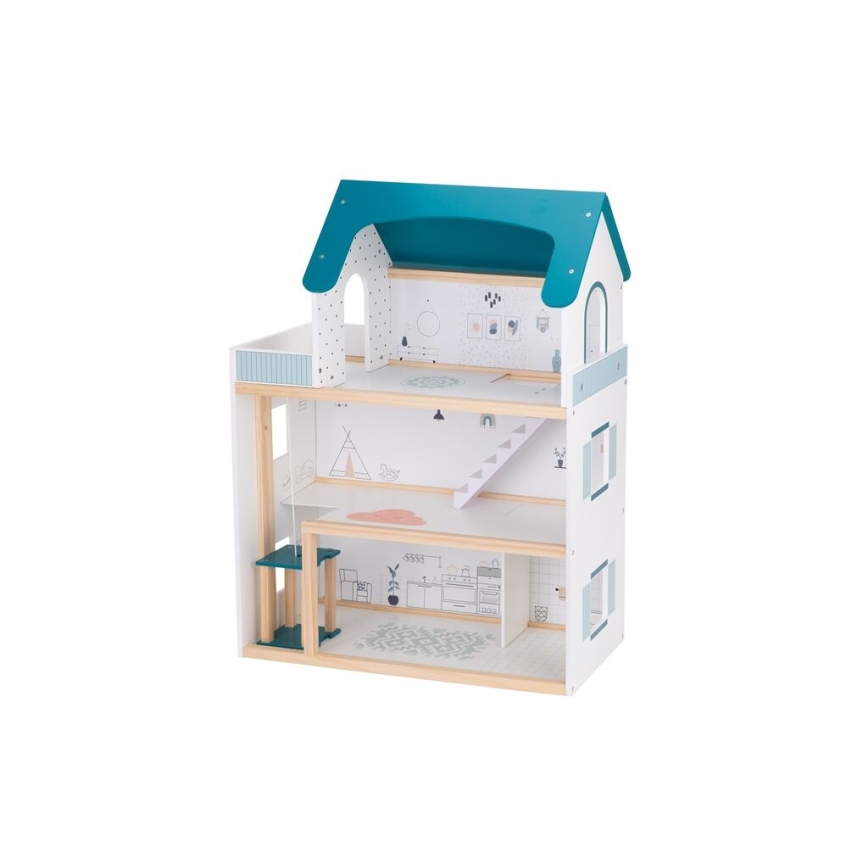 2Kids Toys -  Casa de muñecas de madera Barbora