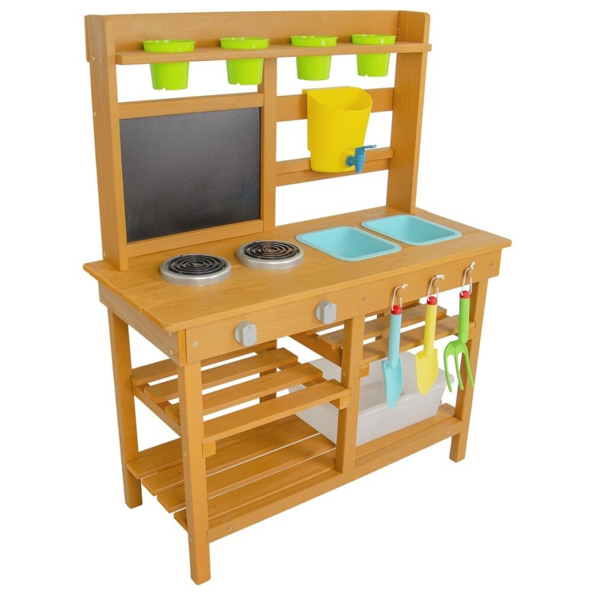2Kids Toys - Cocina de jardín de madera