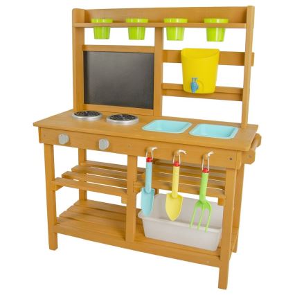 2Kids Toys - Cocina de jardín de madera