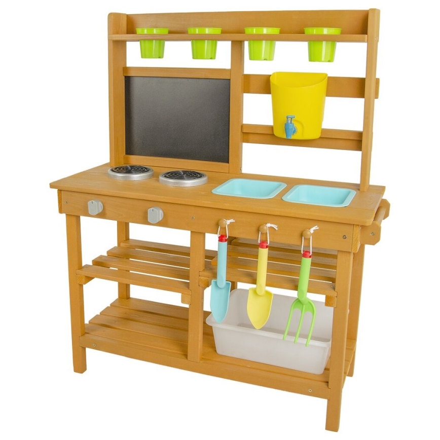 2Kids Toys - Cocina de jardín de madera