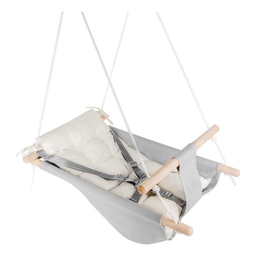 2Kids Toys - Columpio textil infantil para los más pequeños gris