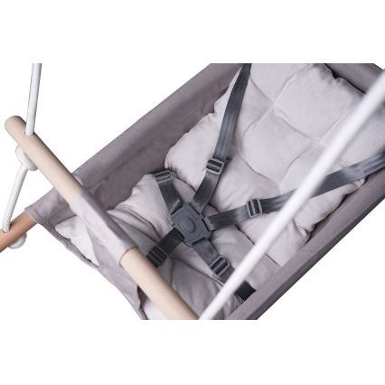 2Kids Toys - Columpio textil infantil para los más pequeños gris
