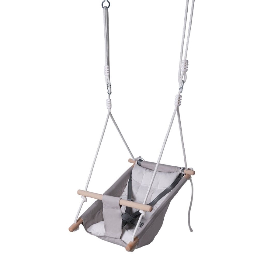 2Kids Toys - Columpio textil infantil para los más pequeños gris