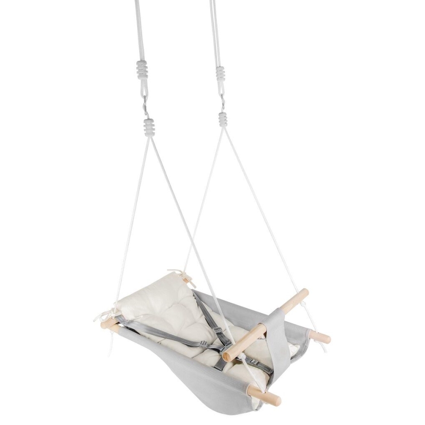 2Kids Toys - Columpio textil infantil para los más pequeños gris