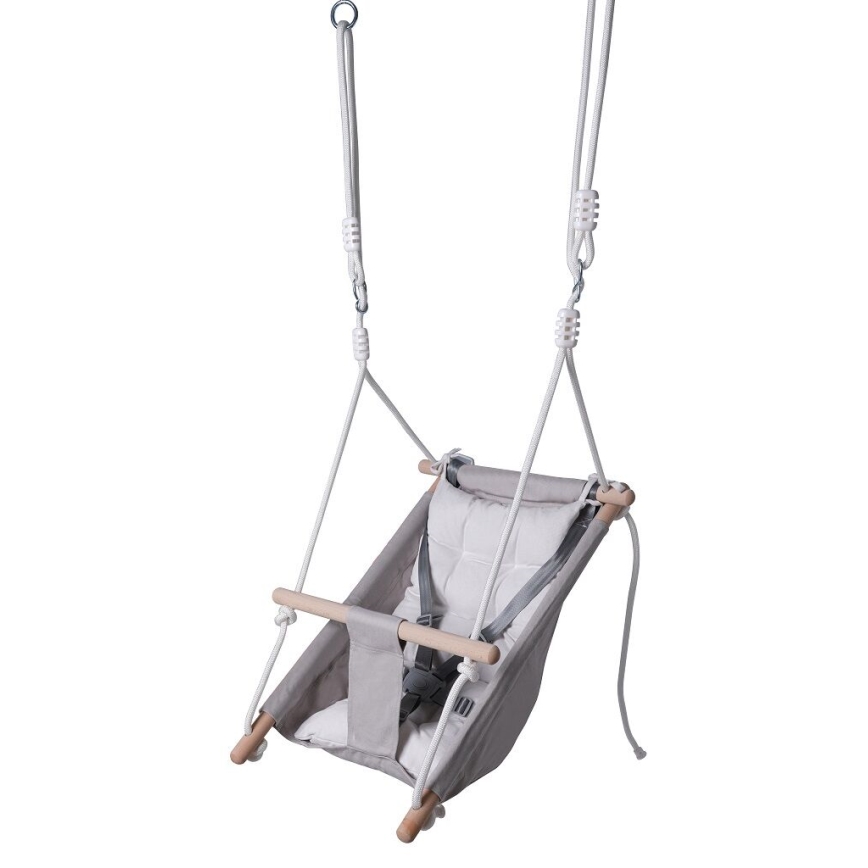 2Kids Toys - Columpio textil infantil para los más pequeños gris