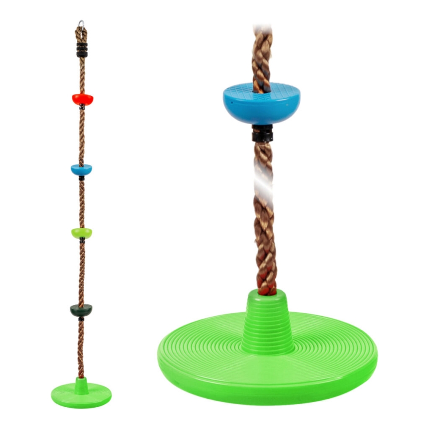 2Kids Toys - Cuerda de escalar para niños con discos mezcla de colores