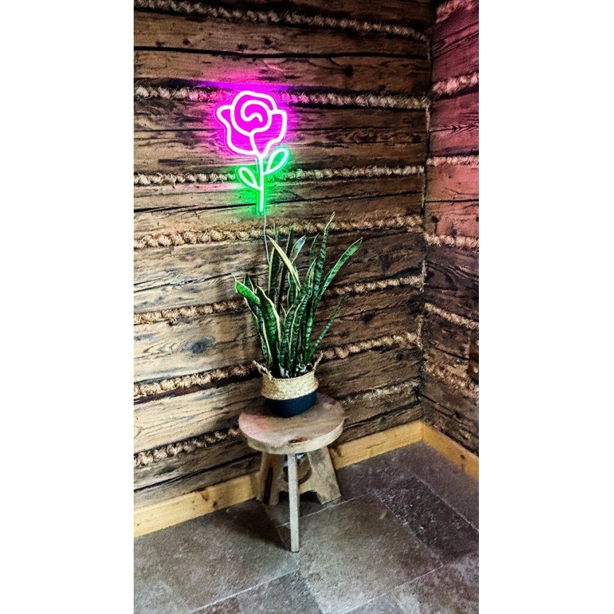 2Kids Toys - Decoración LED de pared de neón LED/5W/USB rosa