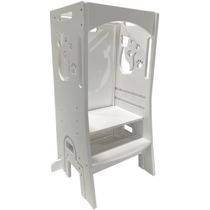 2Kids Toys - Torre de aprendizaje ajustable Gato con tobogán y pizarra