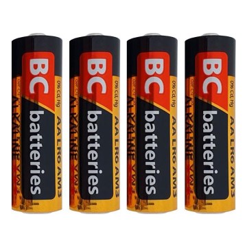 4 pz Batería alcalina EXTRA POWER AA 1,5V