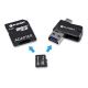 4en1 MicroSDHC 32GB + adaptador SD + lector MicroSD + adaptador OTG