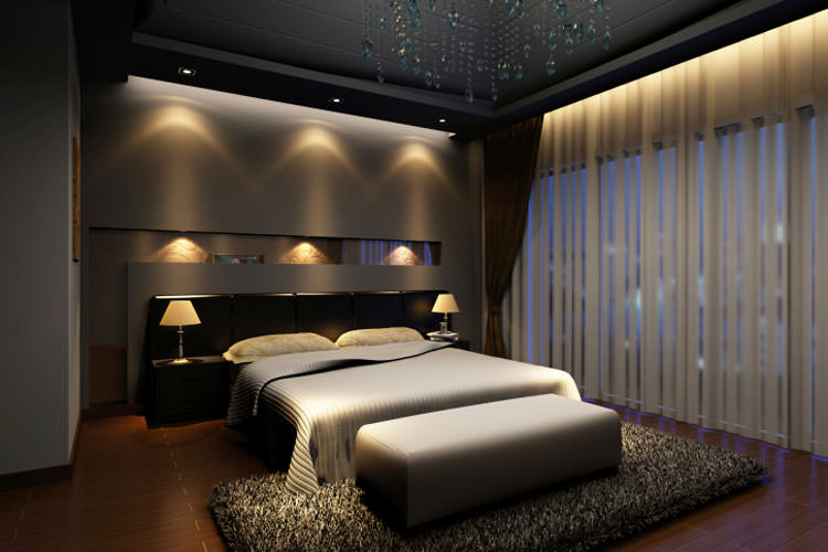 Los modernos emisor pasillo mantas lámpara luz efecto residenciales sueño habitación iluminación 