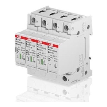 ABB 2CTB815710R1900 - Dispositivo de protección contra sobretensiones OVR T1-T2 3N 12,5-275S P QS 230V