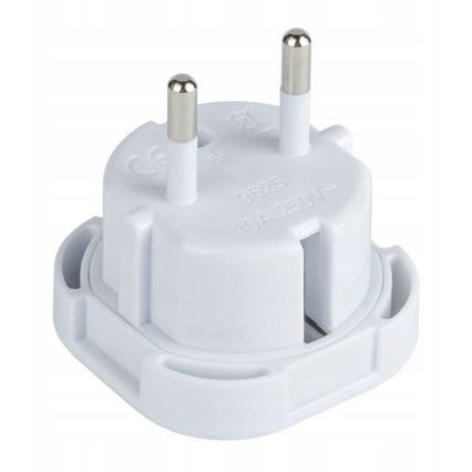 Adaptador de viaje diá. UK con enchufe EU