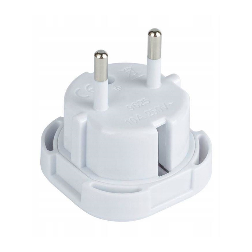 Adaptador de viaje diá. UK con enchufe EU