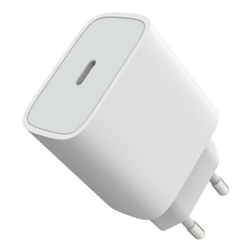 Adaptador para cargador rápido Power Delivery 20W USB-C blanco