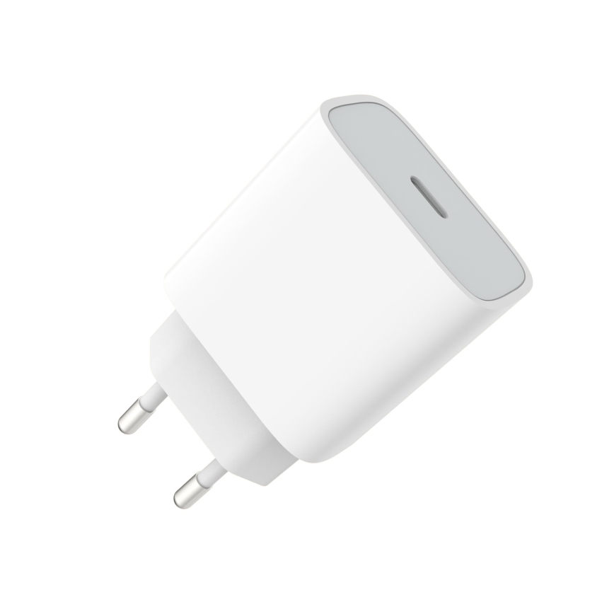 Adaptador para cargador rápido Power Delivery 20W USB-C blanco