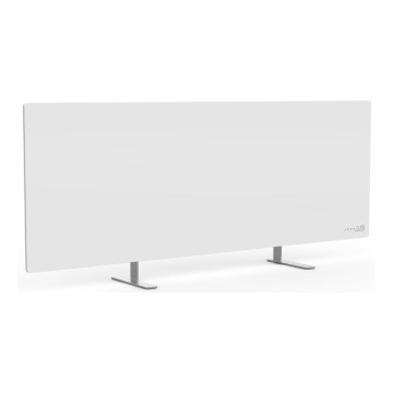 AENO - Panel infrarrojo eléctrico inteligente 700W Temporizador/termostato IP44 Wi-fi blanco