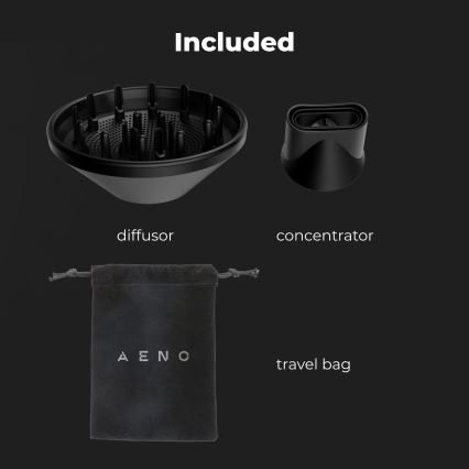 AENO - Secador de pelo 1500W/230V