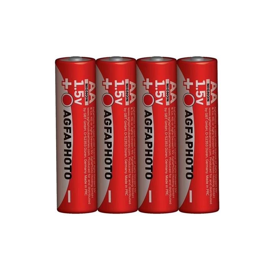 4 uds Baterías de zinc AA 1,5V