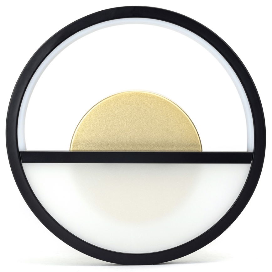 Aigostar - Aplique LED LED/13,5W/230V 6500K negro/dorado