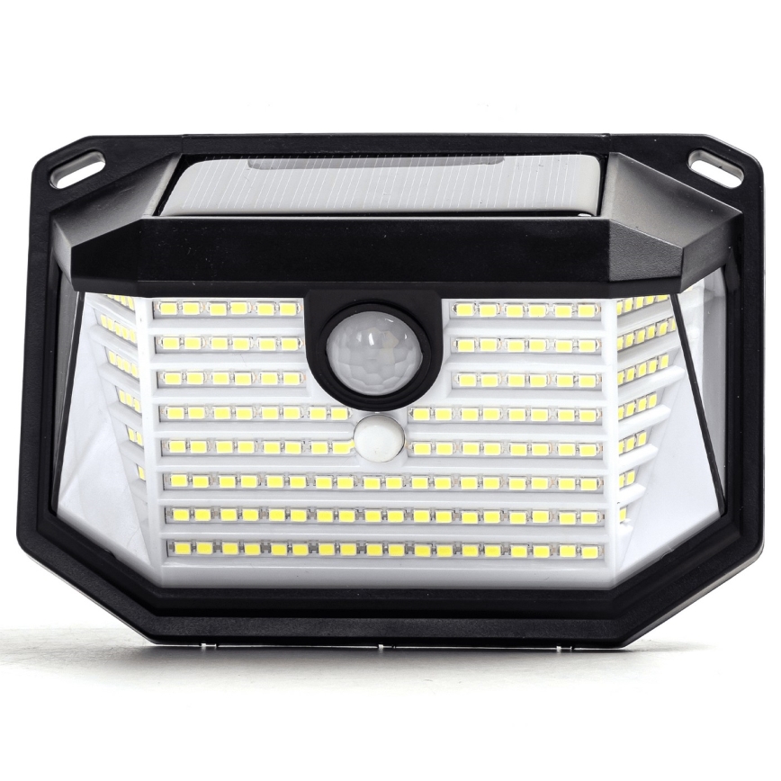 Aigostar - Aplique LED solar con sensor LED/0,8W/5,5V 1200 mAh 6500K IP65