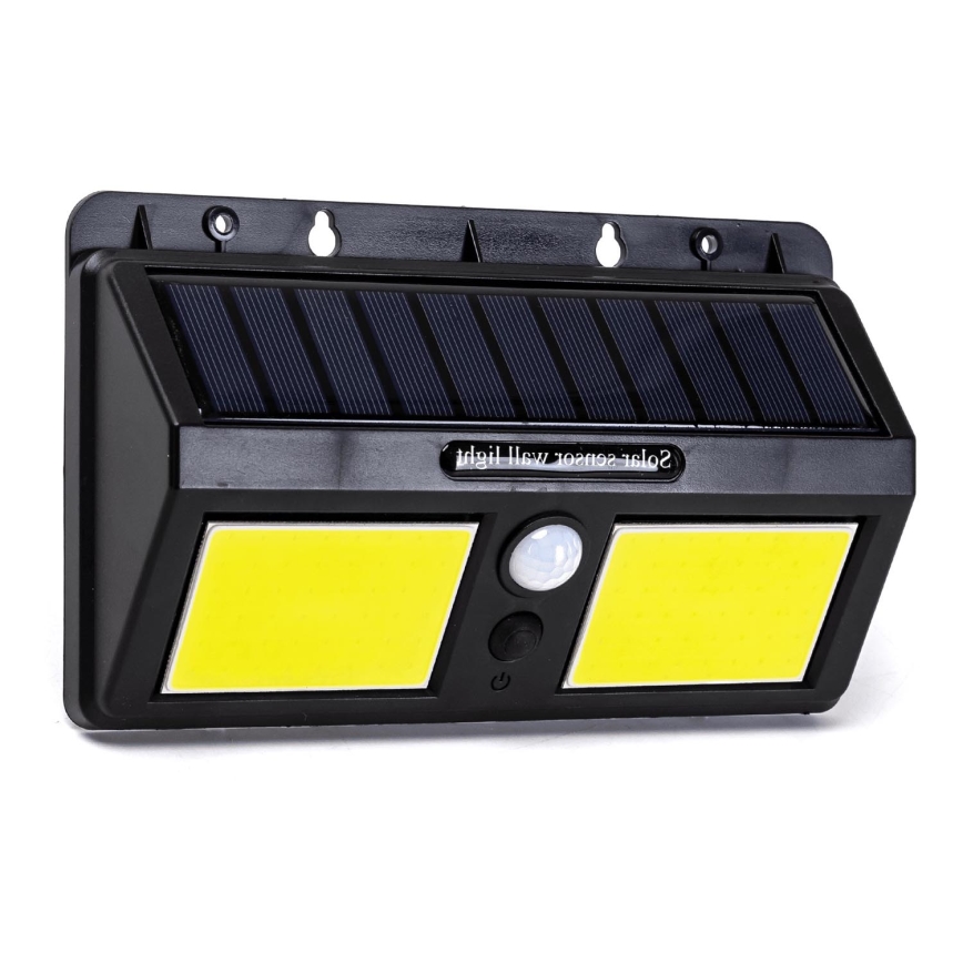 Aigostar - Aplique LED solar con sensor LED/20W/5,5V 2400 mAh 6500K IP65