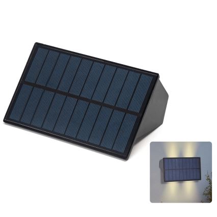 Aigostar - Aplique LED solar LED/4W/5,5V 2700K IP44