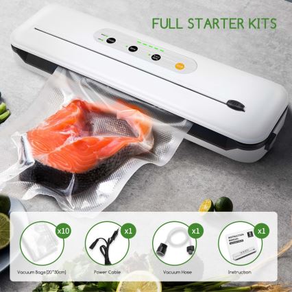 Aigostar - Aspirador de alimentos 110W/230V