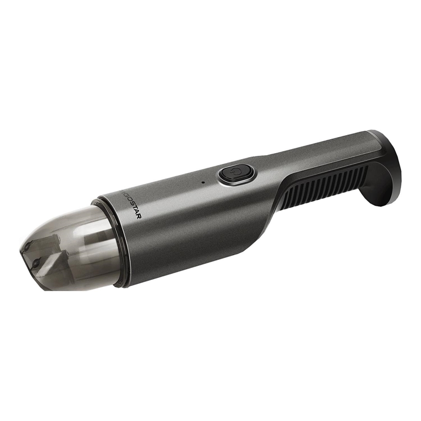 Aigostar - Aspirador de mano recargable 70W/7,4V cromo