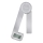 Aigostar - Báscula de cocina plegable 5kg cromo mate