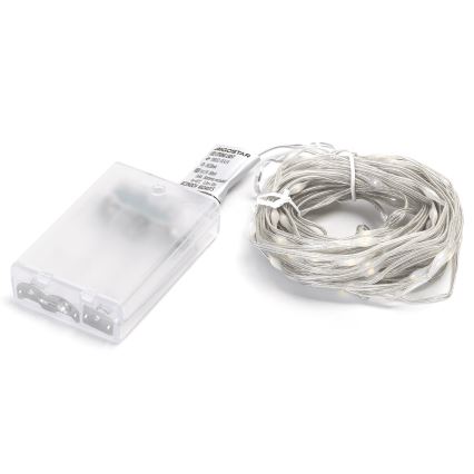 Aigostar - Cadena de luces de Navidad LED 100xLED/3xAA 10,3m blanco cálido