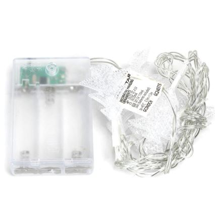 Aigostar - Cadena de luces de Navidad LED 20xLED/3xAA 3,3m árboles