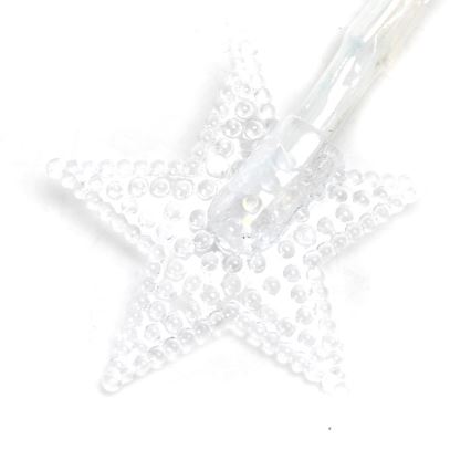 Aigostar - Cadena de luces de Navidad LED 20xLED/3xAA 3,3m Estrellas