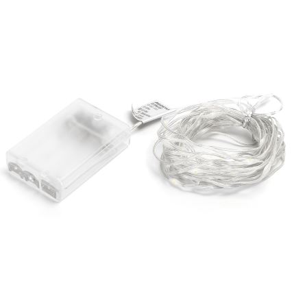 Aigostar - Cadena de luces de Navidad LED 50xLED/3xAA 5,3m multicolor