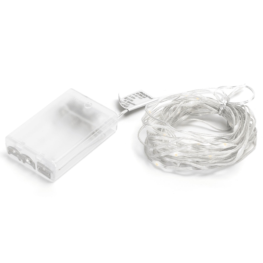 Aigostar - Cadena de luces de Navidad LED 50xLED/3xAA 5,3m multicolor
