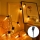 Aigostar - Cadena de luces solares LED navideñas 10xLED/6,5m IP65 blanco cálido