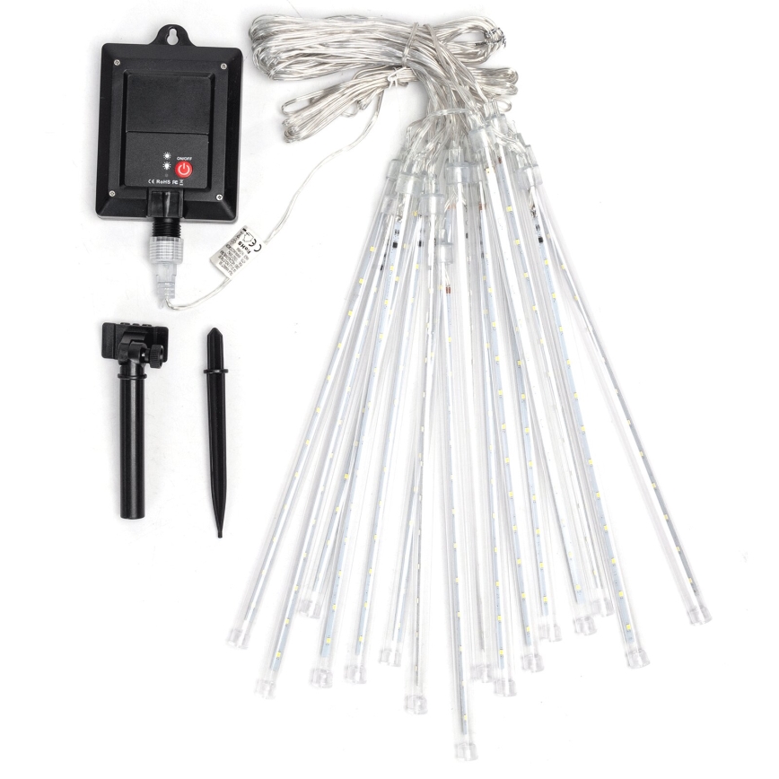 Aigostar - Cadena de Navidad LED Solar 384xLED/13m IP65 blanco frío