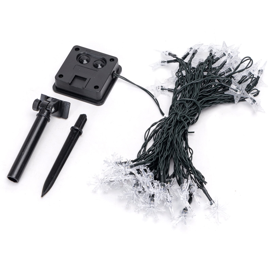 Aigostar - Cadena de navidad solar LED 50xLED/8 funciones 12m IP65 multicolor