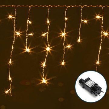 Aigostar - Cadena decorativa LED para exteriores 75xLED/6W/230V 15x0,6m IP44 blanco cálido