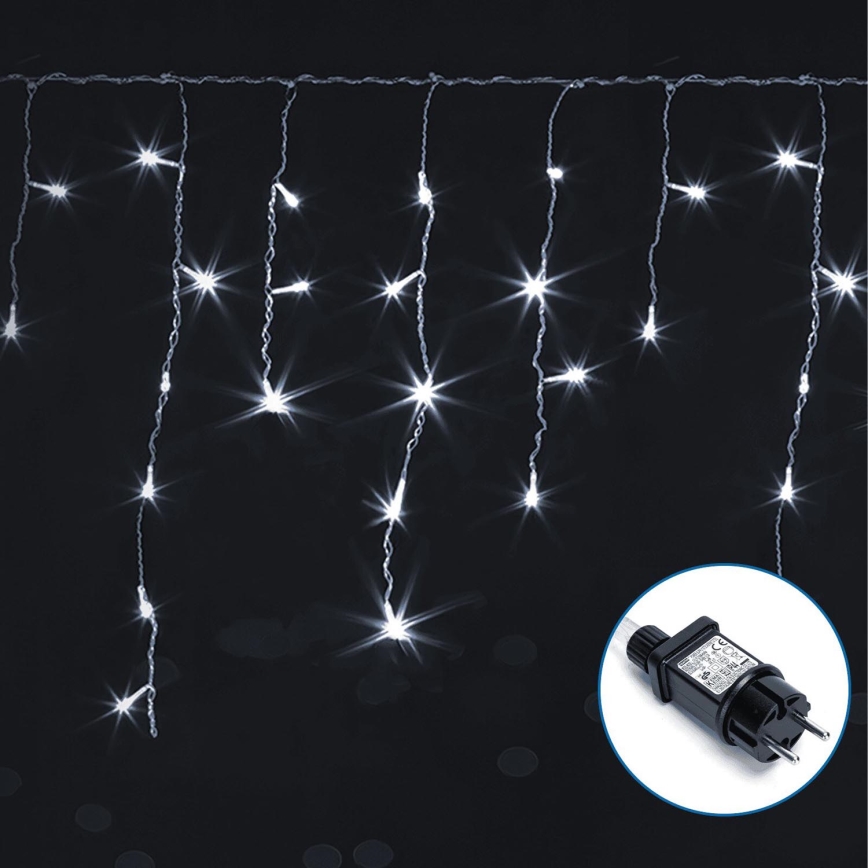 Aigostar - Cadena decorativa LED para exteriores 75xLED/6W/230V 15x0,6m IP44 blanco frío