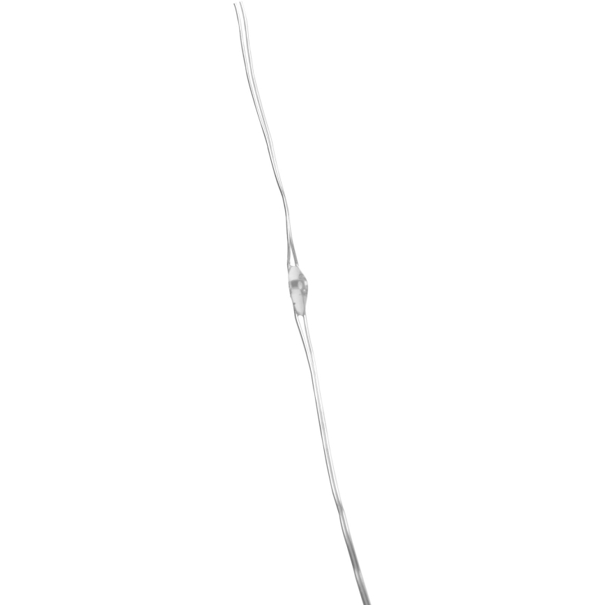 Aigostar - Cadena LED navideña exterior 100xLED/8 funciones 10,3m IP44 blanco frío