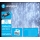 Aigostar - Cadena LED navideña exterior 100xLED/8 funciones 4x1m IP44 blanco frío